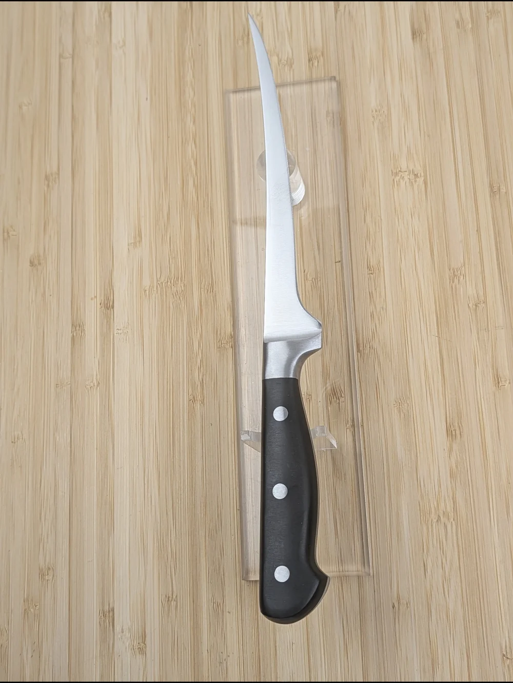 CRAFTED CULINARY 7in Filet Knife, Forged High-Carbon Stainless Steel, POM Handle
